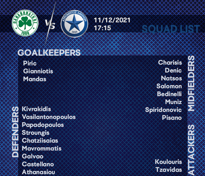 SQUAD SITE POST PANATHINAIKOS 1