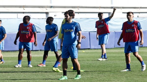 Η σημερινή προπόνηση στο αθλητικό κέντρο