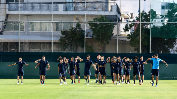 Διπλή προπόνηση τη Δευτέρα