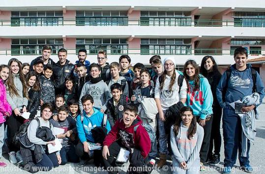 Προπόνηση κι επίσκεψη στο 3ο Γυμνάσιο Περιστερίου