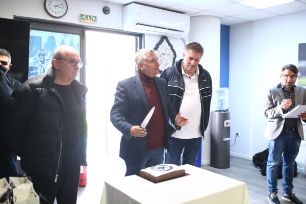 Η κοπή της πρωτοχρονιάτικης πίτας στο Μαζαράκη