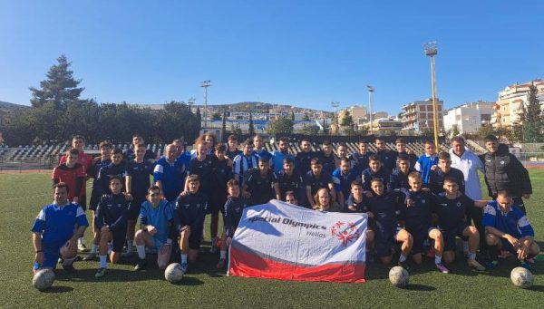 Παιδιά των Special Olympics στην προπόνηση των Ακαδημιών